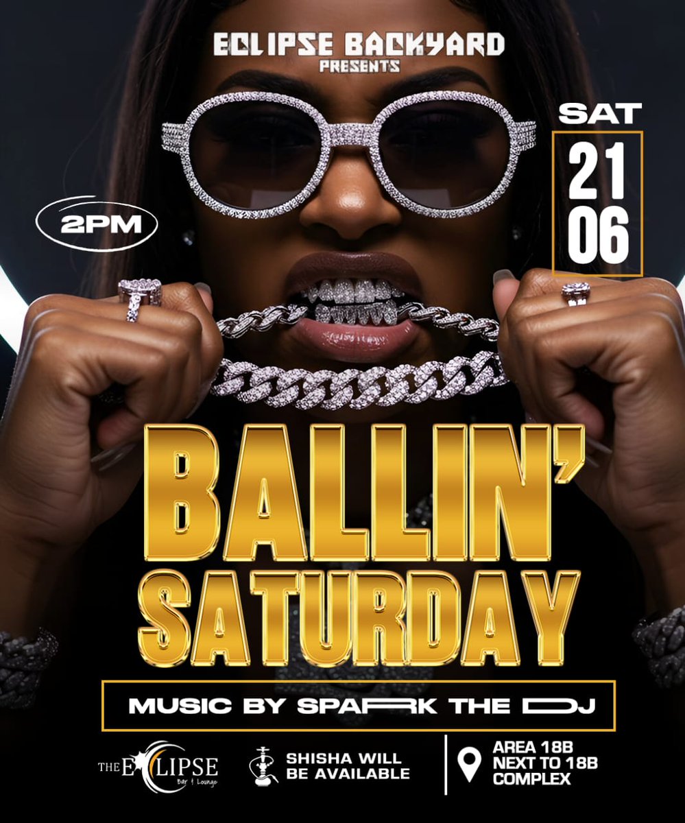 PlugKaunjika1's tweet photo. Eclipse Backyard Presents
Ballin' sartuday
Kumazipepesa weekend, Bweran ku Eclipse bar this sartuday🔥🔥
21 June 2025
2pm
📍Area 18B Next to 18B Complex
#EclipseBackyard
#BallinSartuday
#Area18B https://t.co/Fz0evHhYxR
