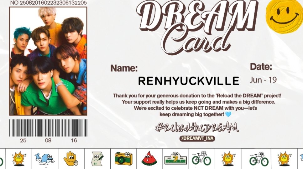 renhyuckville's tweet photo. Iโve joined the chain to #ReloadTheDREAM โ one donation at a time. Have you joined too?
#7RibuFor7DREAM https://t.co/jWm7UVm6oP
