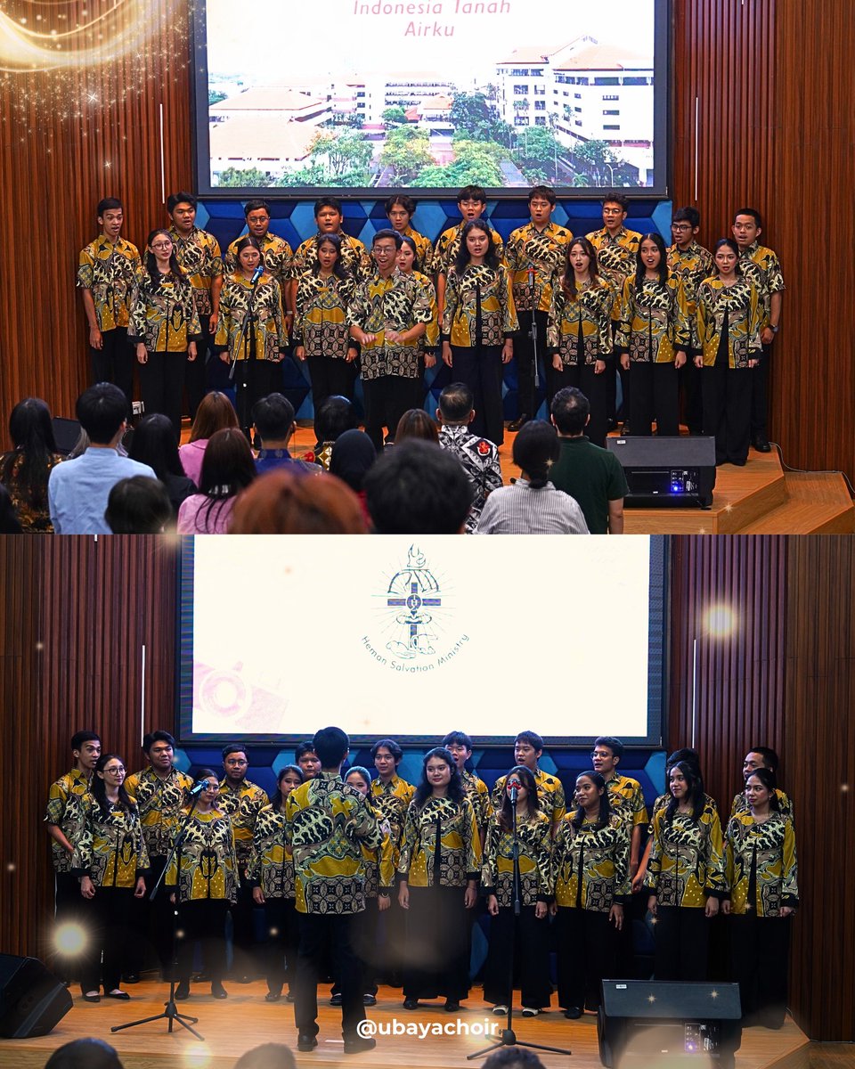 PS_Ubaya's tweet photo. [UBAYA CHOIR REPORT]
Hello Choirmates! ✨️
Pada 3 Juni 2025, UBAYA Choir mendapat kesempatan untuk mengisi acara INNER GLOW : Mental Health Seminar yang diselenggarakan oleh UKKK UBAYA &amp; PSDM BEM UBAYA 🩷
Terima kasih atas kesempatan ini🙏☺️
#UBAYAChoir #KabinetSuvarna https://t.co/JAk3GNMbDO