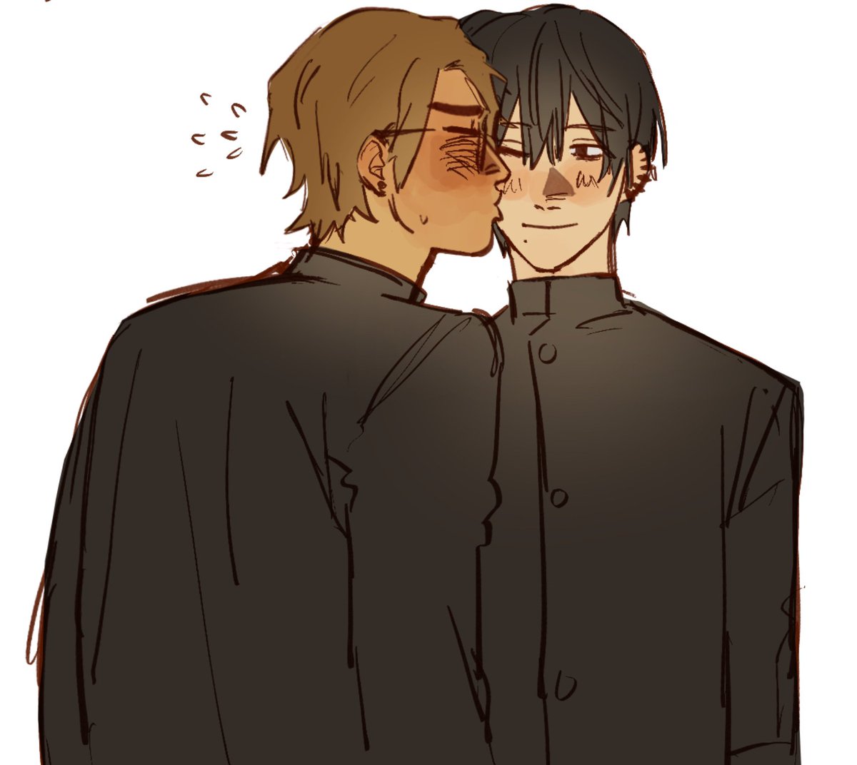 hi im dani/danis and im a yoshida yume. here is my yume almost kissing
