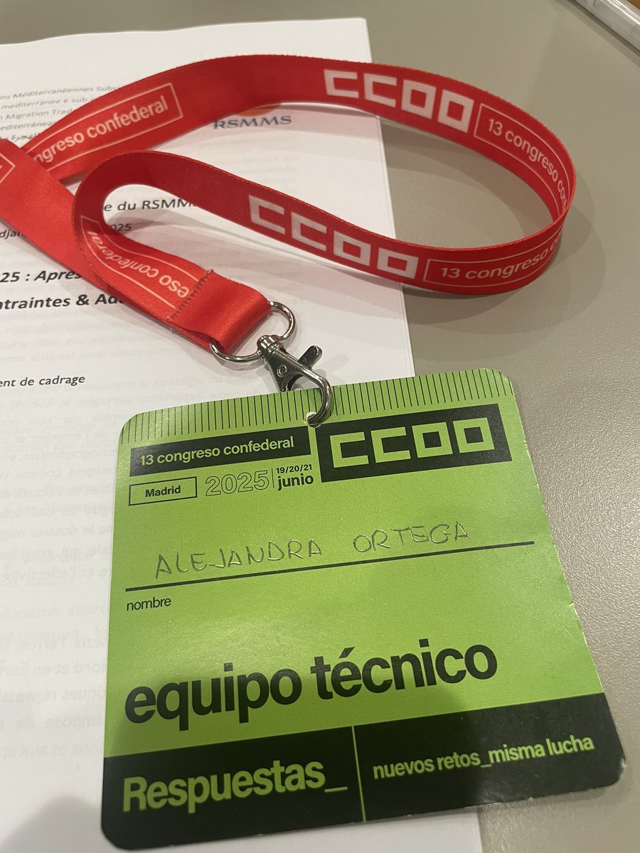 We are proud to inaugurate the 13th CCOO Congress in Madrid — a space for dialogue, reflection, and commitment to building a fairer and more just society. 

#CCOOconPalestina