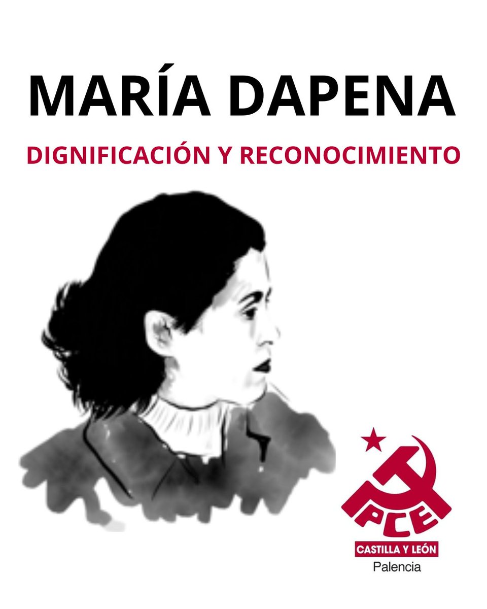 pcepalencia's tweet photo. Impulsamos el reconocimiento y dignificación de María Franciska Dapena en Barruelo de Santullán. 
En colaboración con @IUPalencia en aquella localidad  presentaremos moción para dar a conocer a esta artista barruelana que estuvo en la resistencia antifascista en Euskadi. https://t.co/raMyTohQhL