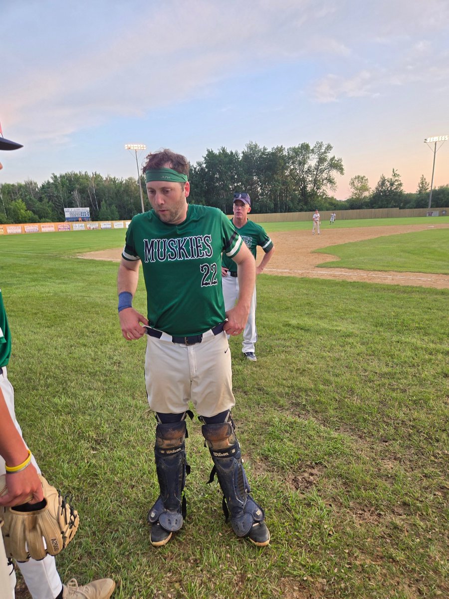 Sartell_Muskies's tweet image. ⁦@JaceOtto⁩ homers in 12-2 win over ⁦@QuambaCubs⁩ ⁦@BrettSchlangen⁩ throws 6 to pick up the W.