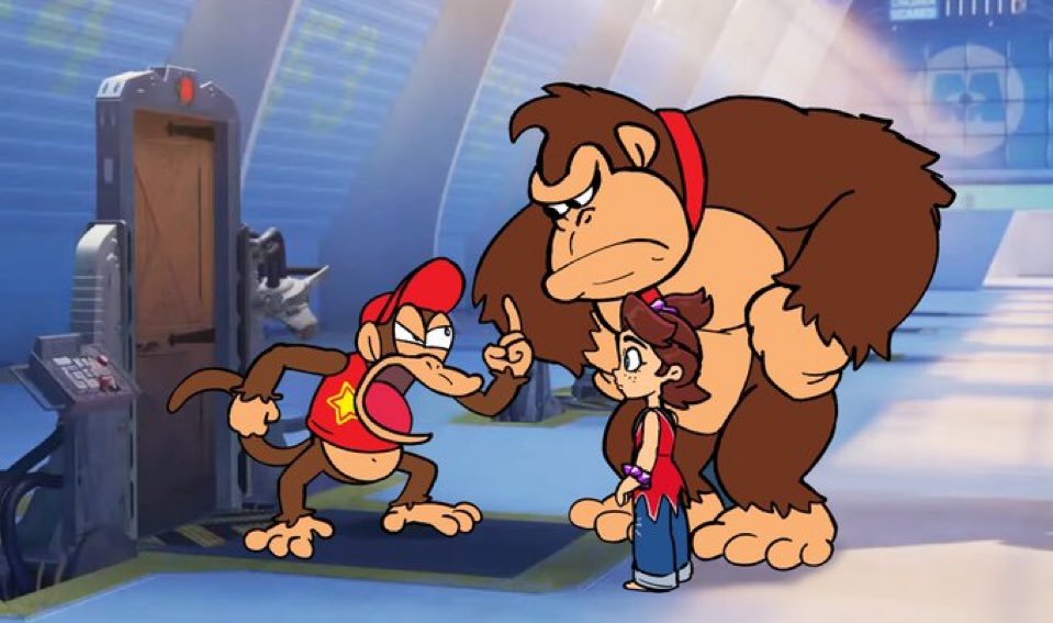 This is exactly how I feel, as a Diddy Kong main in smash, justice should be served to our boy Diddy Kong