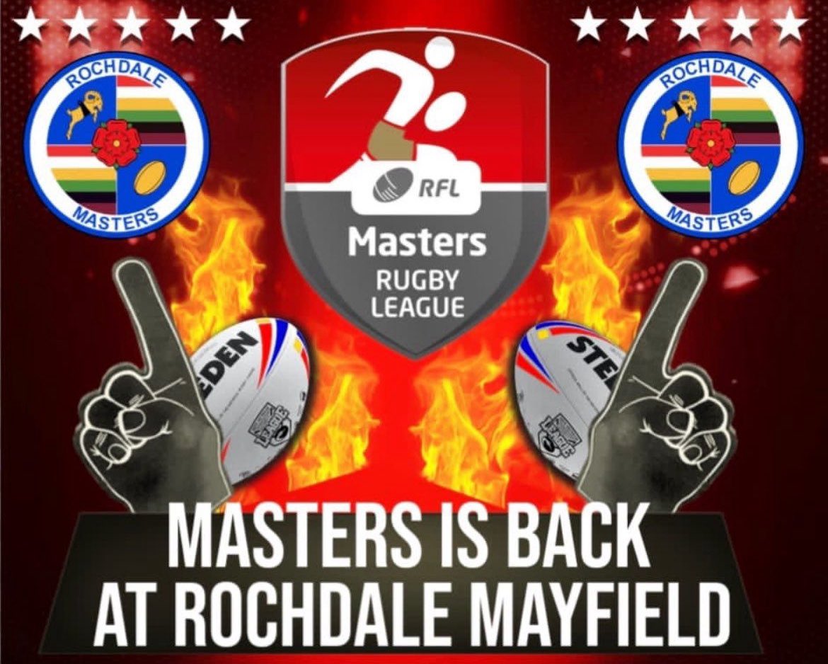 Rochdale Masters Rugby League (@rochdalemasters) on Twitter photo 🗣️MORNING REMINDER!!!
Great For Fitness
Great For Mental Health
Great For Friendship Building
AND ITS FREE!!!
📅 Tonight
🏟 <a href="/Mayfieldrl/">Rochdale Mayfield ARLFC</a>
⏰ 18:00-19:00
‘Remember we don't stop playing because we grow old,we grow old because we stop playing’ 🗣️MORNING REMINDER!!!
Great For Fitness
Great For Mental Health
Great For Friendship Building
AND ITS FREE!!!
📅 Tonight
🏟 <a href="/Mayfieldrl/">Rochdale Mayfield ARLFC</a>
⏰ 18:00-19:00
‘Remember we don't stop playing because we grow old,we grow old because we stop playing’