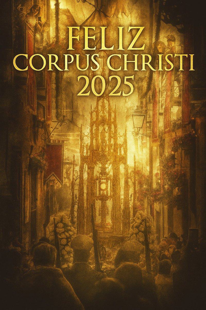 ¡Feliz día del Corpus Christi en Toledo 2025!

¡Viva Jesús Sacramentado!