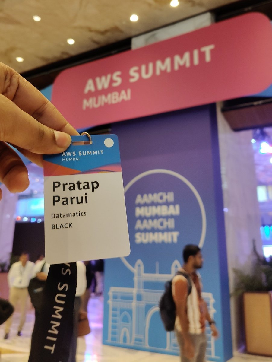 parui_pratap's tweet image. I&apos;m Attending AWS Mumbai Summit, let&apos;s meet and connect 🙌
#aws #awssummitmumbai #AWS #awscloud
@awscloud @AWSCloudIndia