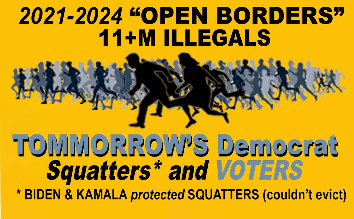 Concerned Citizens Of America 🇺🇸 (@concernedofusa) on Twitter photo <a href="/RealJamesWoods/">James Woods</a> .DONE ON PURPOSE ...to "grow" the DEM's VOTER BASE 😱...as "motor voter" ID's proliferated (ALONG WITH "ILLEGAL" VOTERS, literally a double-entendre)😡😡😡 #ShameOnTheDEMS
#RememberTheSquatters THANX KAMALA (not)⬇️ <a href="/RealJamesWoods/">James Woods</a> .DONE ON PURPOSE ...to "grow" the DEM's VOTER BASE 😱...as "motor voter" ID's proliferated (ALONG WITH "ILLEGAL" VOTERS, literally a double-entendre)😡😡😡 #ShameOnTheDEMS
#RememberTheSquatters THANX KAMALA (not)⬇️