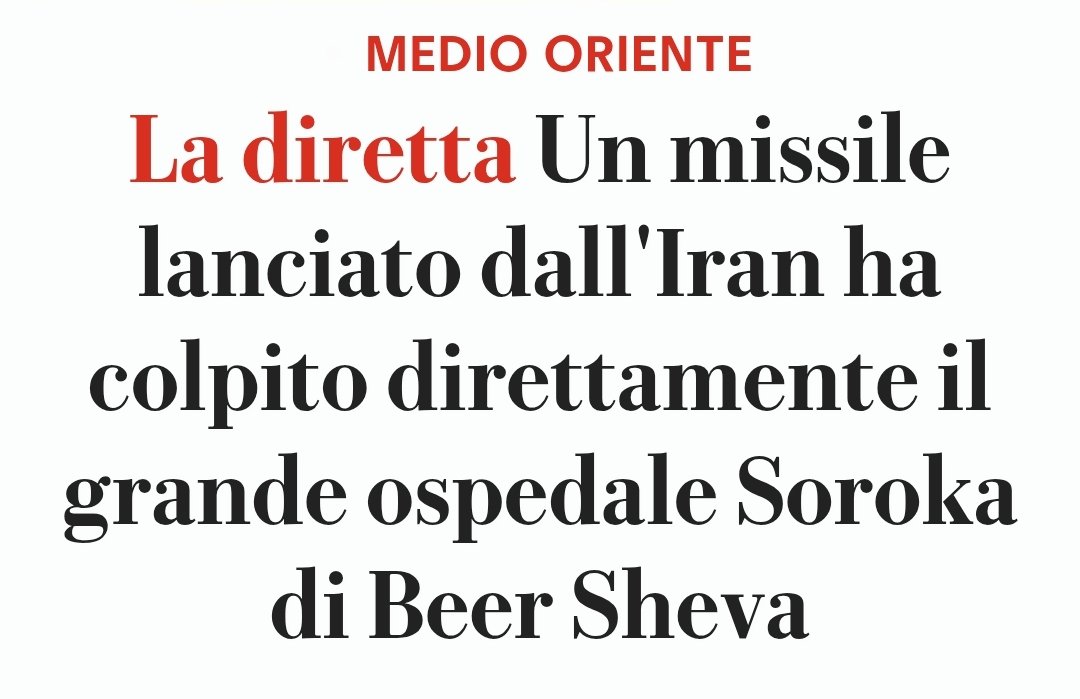 Finalmente evidenziato col primo posto in homepage che colpire gli ospedali è un crimine.