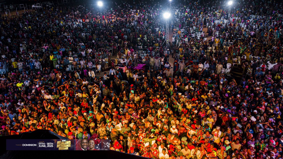 drpaulenenche's tweet photo. The wonderful people of Kebbi State gathered yesterday to receive the blessing of the Lord via His word backed up with miracles, signs and wonders at the Day 2 of the Kebbi Healing and Deliverance Crusade.

Lives were transformed, souls were saved, and destinies were changed.

Pictorial excerpts of Kebbi Dominion Healing and Deliverance Crusade Day 2