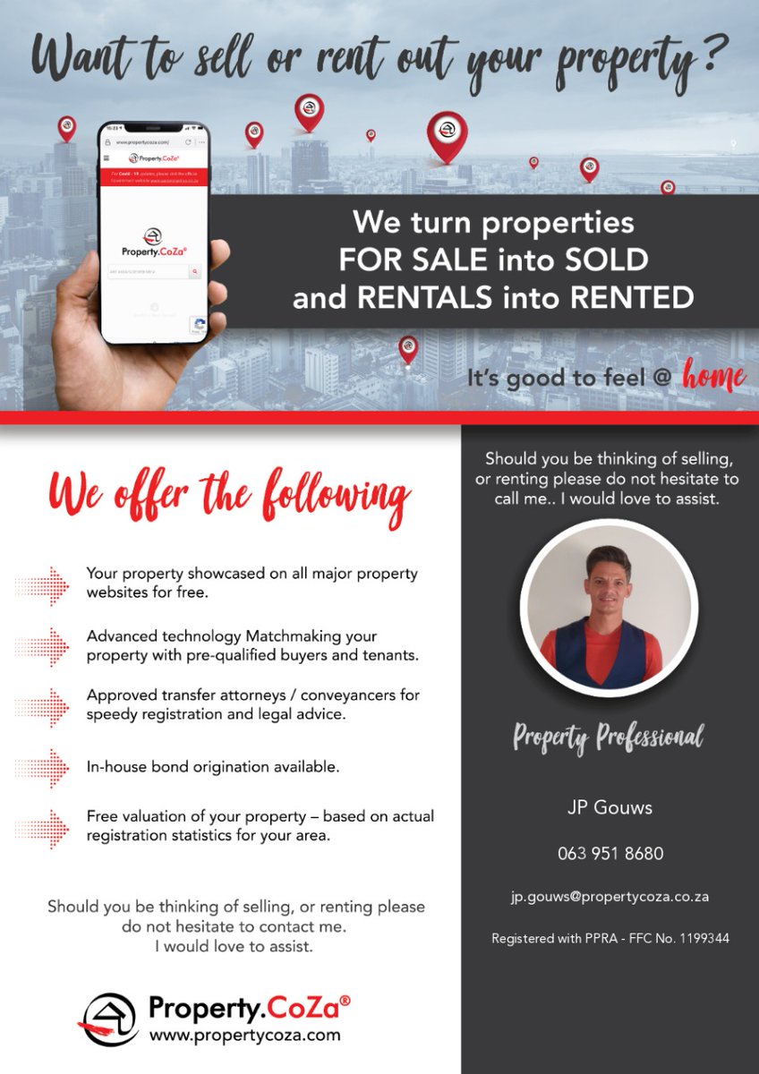 Jpgouws2021's tweet image. #itsgoodtofeelathome
#PropertyCoZa
#RealEstateWithHeart
#capetown
#capetownproperty