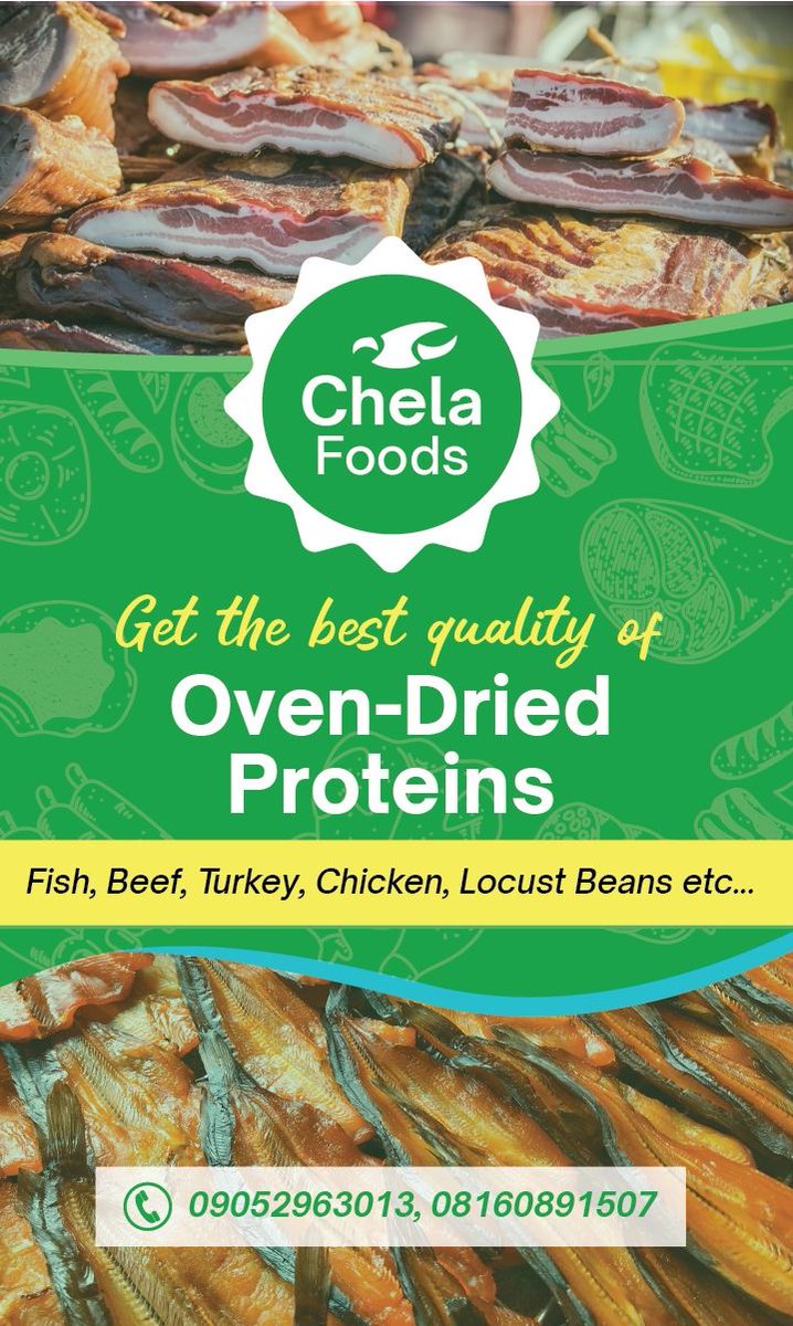 CHELAagro's tweet photo. Let CHELA handle your protein needs✅
Make your meals in minutes 😎

Location: Abeokuta 
Nationwide delivery https://t.co/oqRDgAgYbu