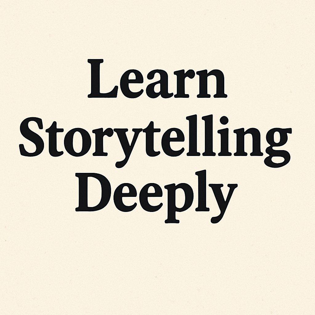 With AI changing everything, my advice is simple: learn storytelling deeply — the robots can code, but they can’t make you cry (yet).