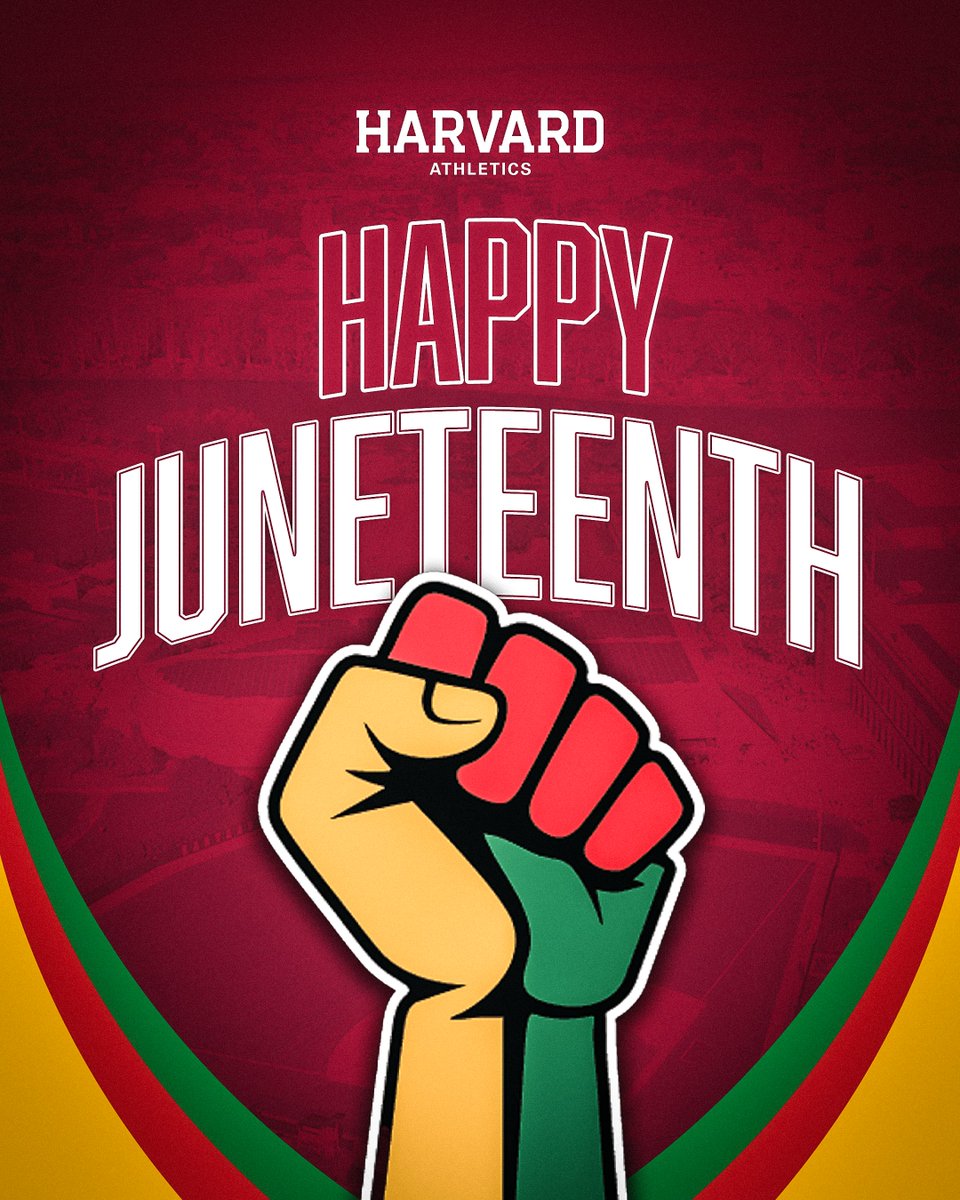 Remembering and celebrating Juneteenth.  

#Juneteenth2025 #OneCrimson