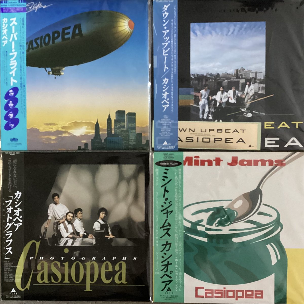 あす金曜日出品アイテムです。
高中、香津美、プリズム、スクエア等が人気なので、同世代フュージョン・ロック、次々出品します。
#casiopea