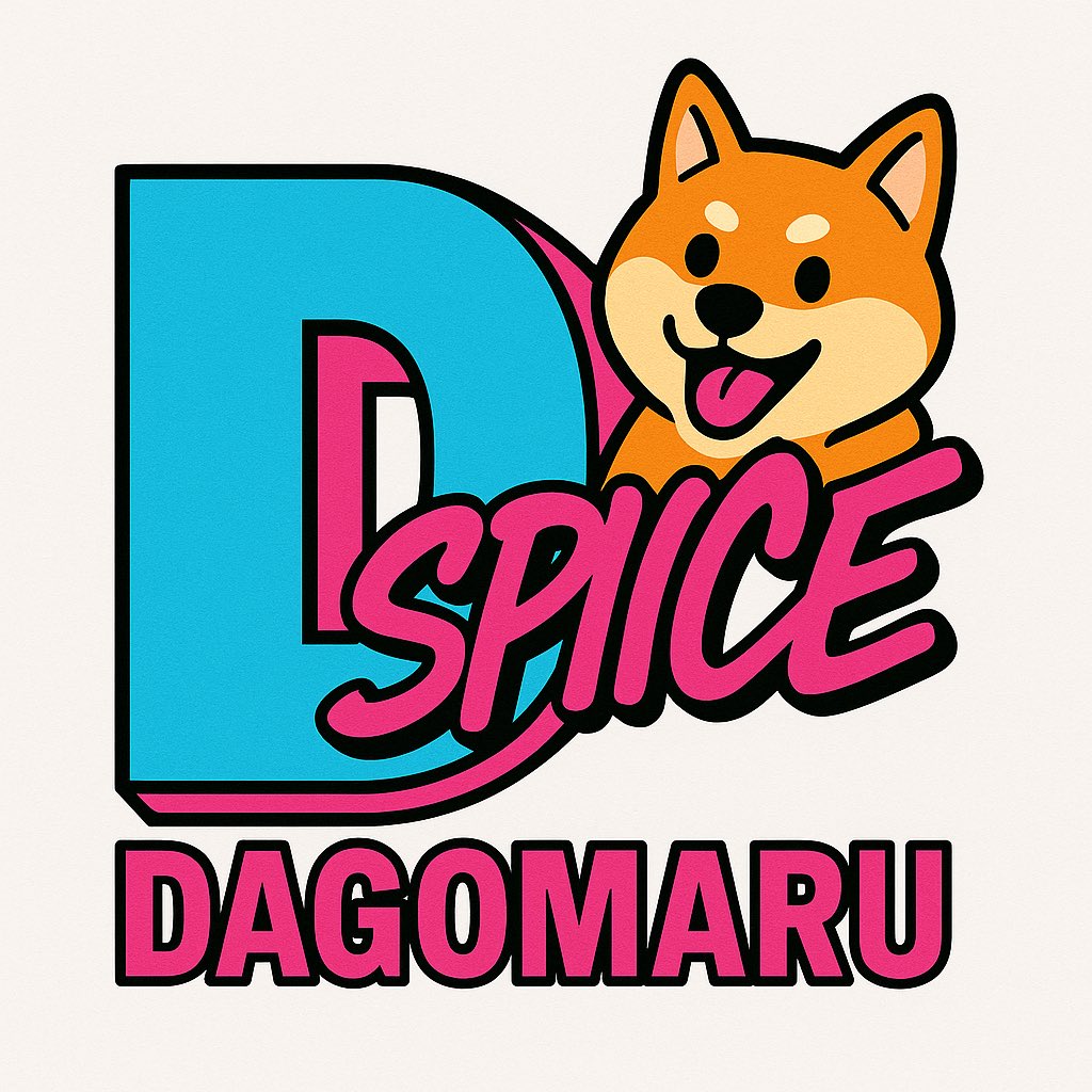 dagomaru0915's tweet photo. 有名ロゴ×柴犬＝最高のロゴ爆誕！？🐶🔥
ダゴマルスパイス、全力でパロってみました。

M○V風

推しロゴに❤️してくれたら商品化されるかも！？
#ダゴマルスパイス #ロゴ選手権 #柴犬ロゴ https://t.co/V3pnKryQMZ