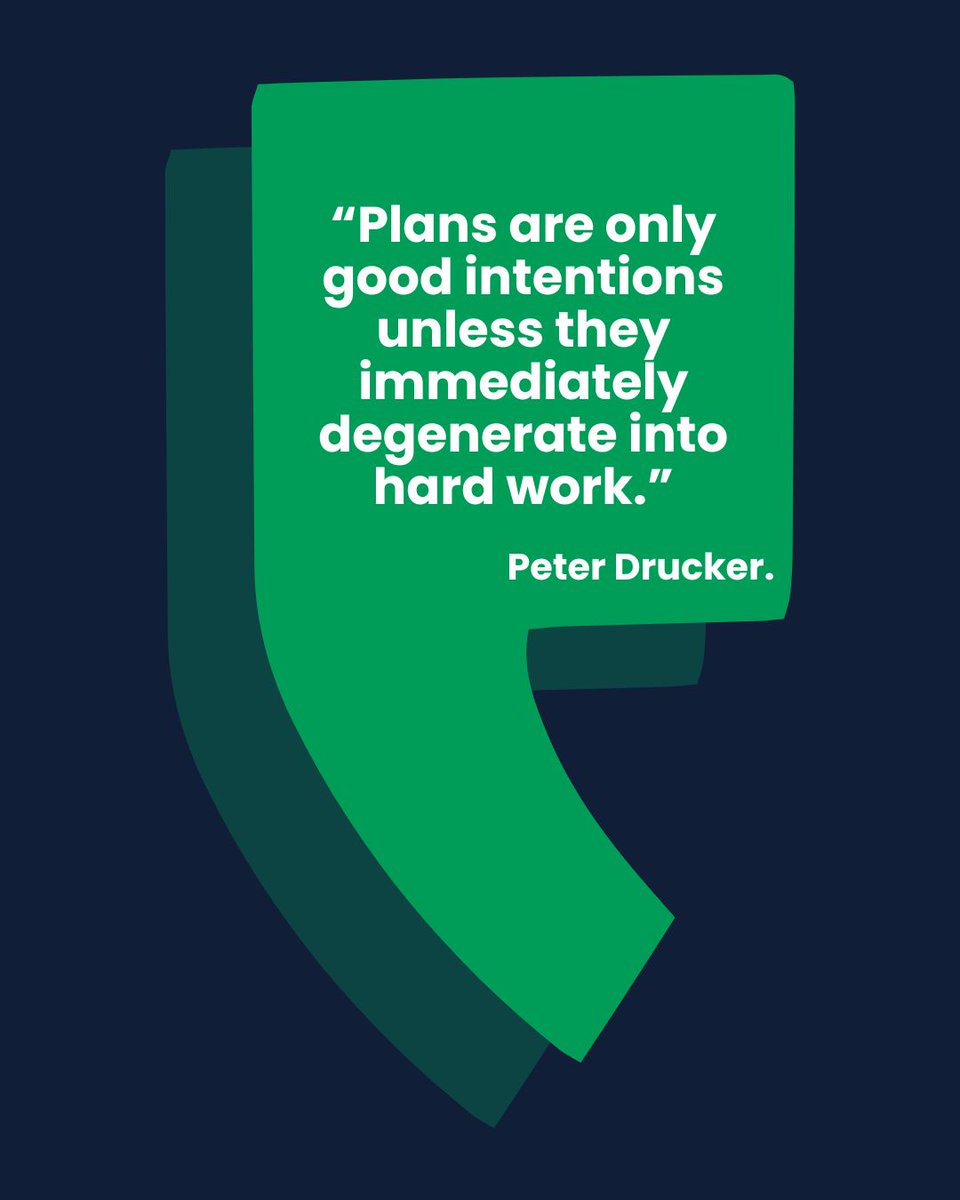 qltc_in's tweet photo. In business, ideas are plenty—but execution sets winners apart.
✅ Act fast
✅ Break plans into tasks
✅ Assign ownership
✅ Track progress 
✅ Stay agile

Hard work gives plans a heartbeat. Without it, they’re just intentions.

#ExecutionMatters #PeterDrucker #Hardwork https://t.co/xsueeKEAhK