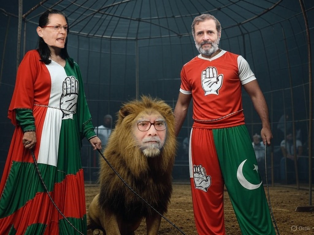 iamanevm's tweet image. No wonder he really admired &amp;amp; liked the other circus lion (Singh), which was tamed in a circus by an anti national, divisive, paki loving clown &amp;amp; by an Italian bar dancer

#MaunMohanSingh