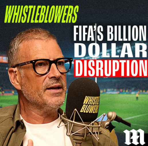 Team_GSmart's tweet image. Today on the Whistleblowers podcast @gordonsmart, @clattenburg1975 & @Ian_Ladyman_DM ask "Is FIFA’s new Club World Cup tearing football apart?"
Also Ian questions who’s really in charge of football now, Gordon wonders if we’ve already broken the calendar beyond repair and Mark…