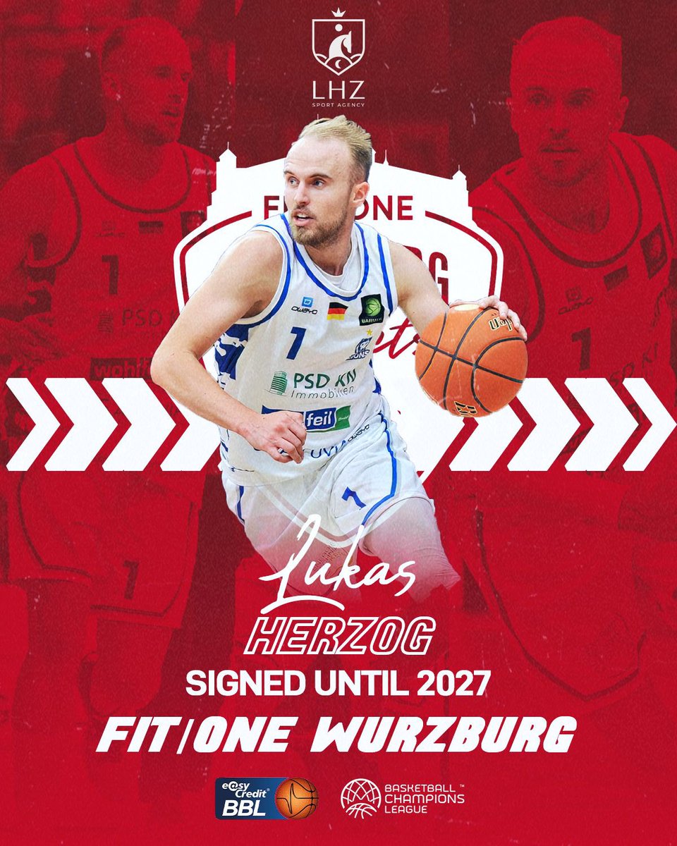 After one solid season in German ProA, Lukas Herzog is returning to the <a href="/easyCreditBBL/">easyCredit BBL</a> with FIT/One Würzburg Baskets and competing in the <a href="/BasketballCL/">Basketball Champions League</a> is a great progression! 

Congratulations and best of luck, Luki!

#LhzSportAgency