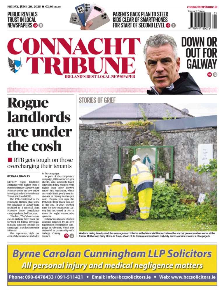 THIS WEEK'S CONNACHT TRIBUNE IS NOW ON SALE OR YOU CAN PURCHASE YOUR E-PAPER HERE ... connachttribune.ie/digital-editio…