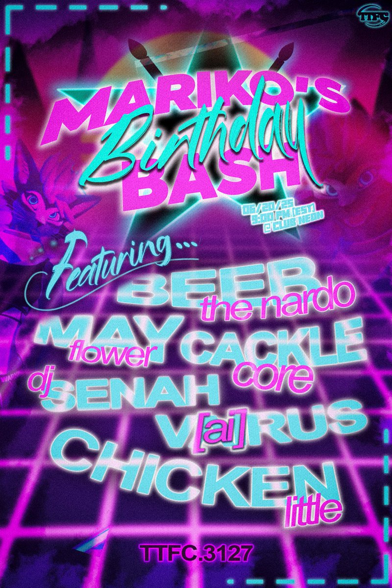MARIKO’S BIRTHDAY BASH, JUNE 20, 2025