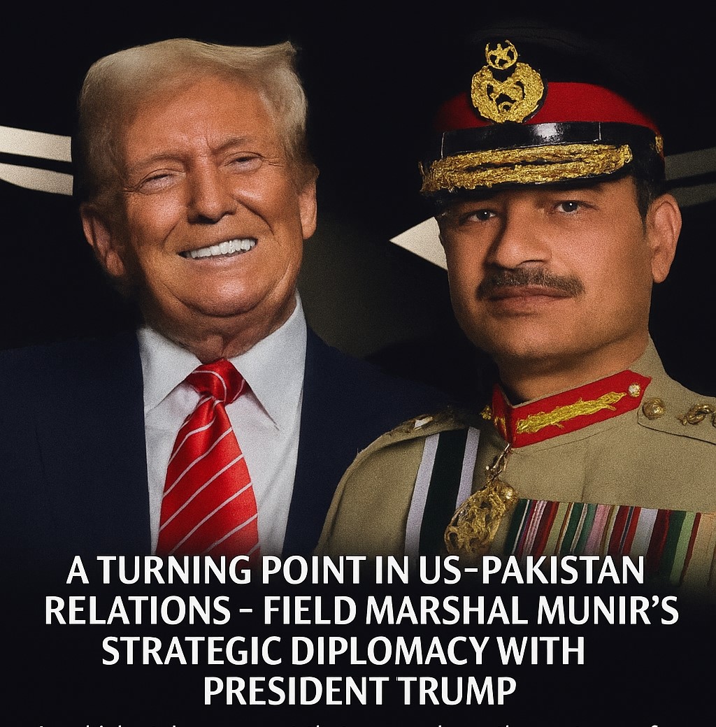 PePlsVoice's tweet photo. #US President @realDonaldTrump  Hosts Field Marshal Asim Munir: A Historic Diplomatic Milestone
By @SaniaKamran_PPP Read More: https://t.co/muVkUqsyTH @WhiteHouse @State_SCA @StateDept @OfficialDGISPR @PakistanFauj https://t.co/D9CrTVXsi3