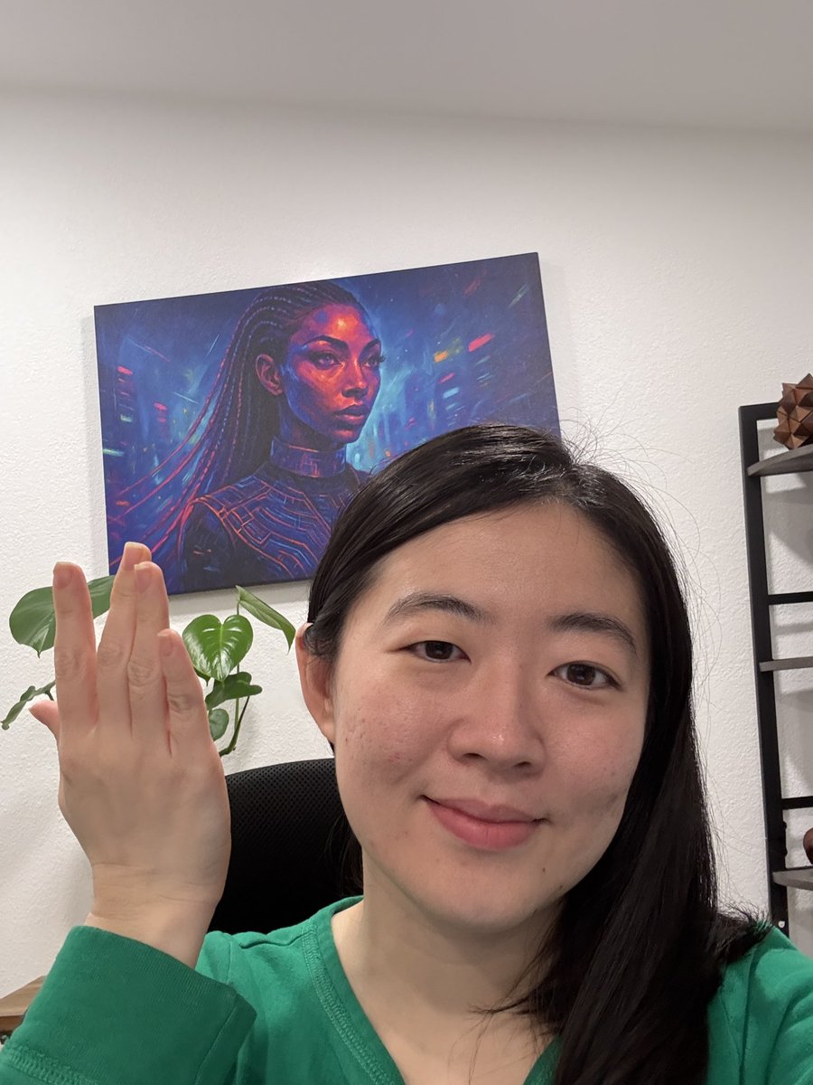 Got a new painting for <a href="/AstraPrimeAI/">AstraHeyBoss</a>  for <a href="/heybossAI/">HeybossAI</a> launch tomorrow. Wish me luck? 🤌