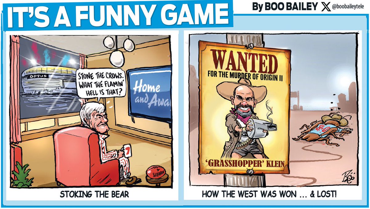 Scott Bailey (@boobaileytele) on Twitter photo So much for all’s quiet on the western front? Take breath after #originII . A taste of this weeks goings on with my toons for sportcon <a href="/telegraph_sport/">Telegraph Sport</a>. <a href="/MCarayannis/">Michael Carayannis</a> and <a href="/brentread_7/">Brent Read</a> #nrl #perthbears #ashleyklein So much for all’s quiet on the western front? Take breath after #originII . A taste of this weeks goings on with my toons for sportcon <a href="/telegraph_sport/">Telegraph Sport</a>. <a href="/MCarayannis/">Michael Carayannis</a> and <a href="/brentread_7/">Brent Read</a> #nrl #perthbears #ashleyklein