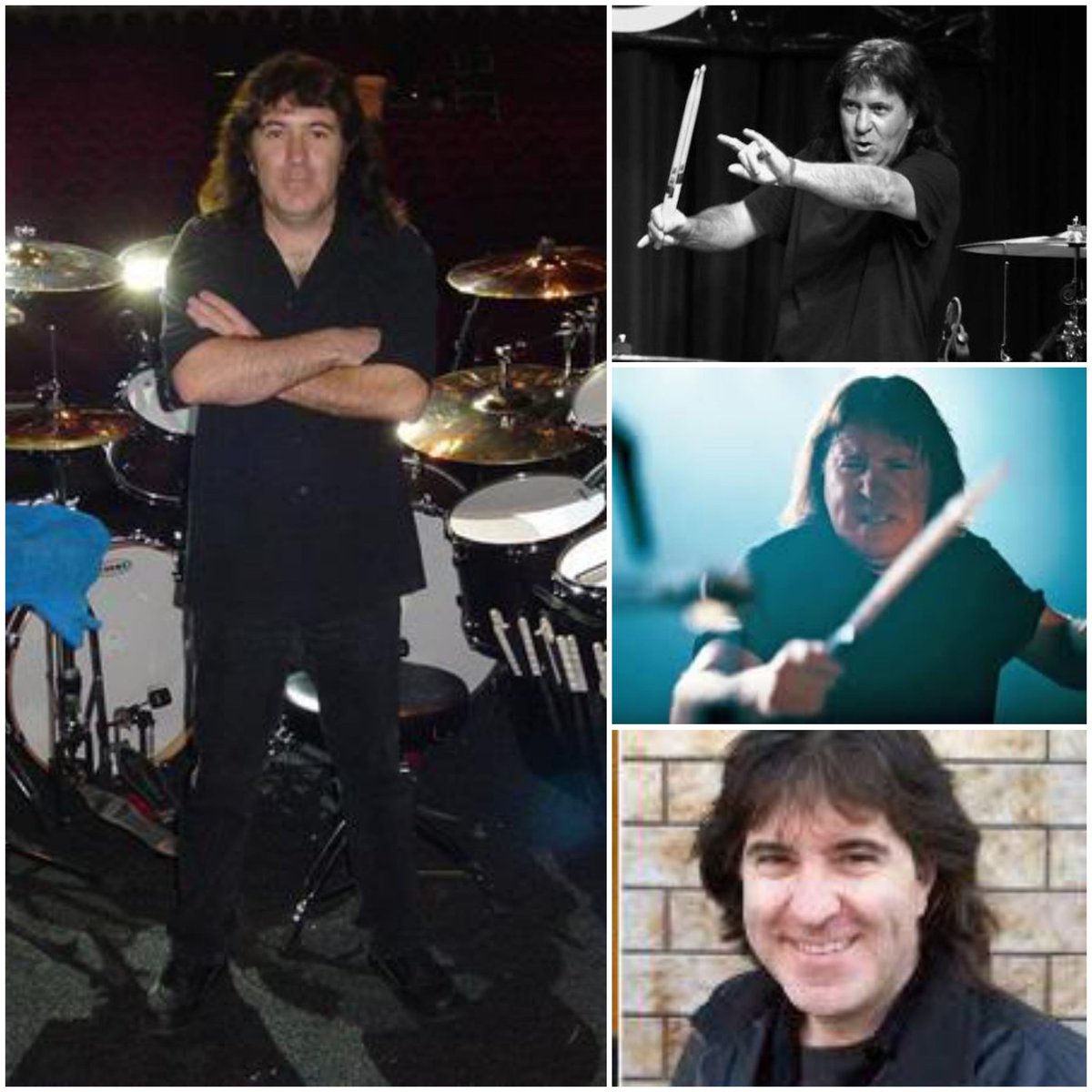 MetalGuardianes's tweet photo. Hoy cumple 62 años el bateria Simon Wright, conocido por haber tocado con bandas como ACDC o DIO 🤘🤘🤘
#HappyMetalBirthday #SimonWright #19Jun1963 #Drummer #ACDC #DIO https://t.co/08S4GE288I