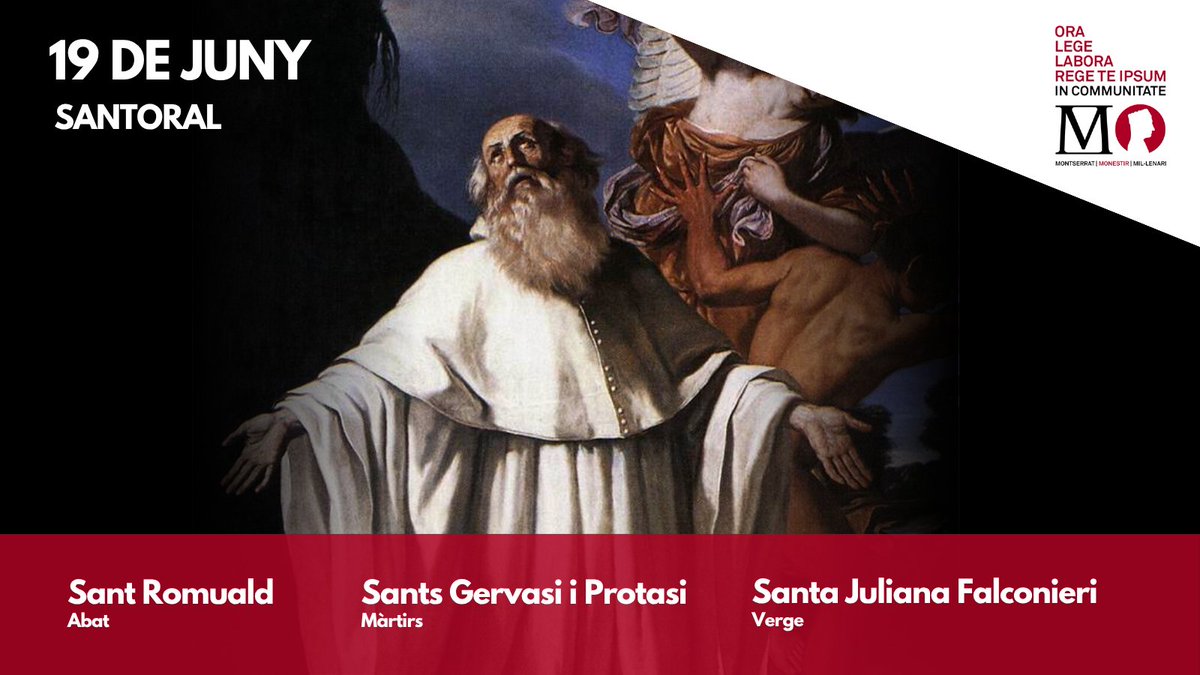 ✝️ SANTORAL | Dijous 19 de juny de 2025 
abadiamontserrat.cat/19-de-juny-202…