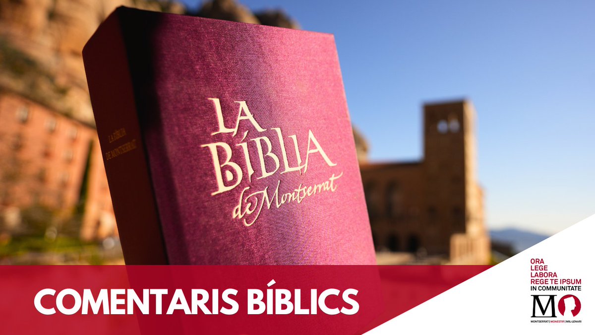 📖 COMENTARIS BÍBLICS | Dijous 19 de juny de 2025 abadiamontserrat.cat/18-juny-2025-d…
