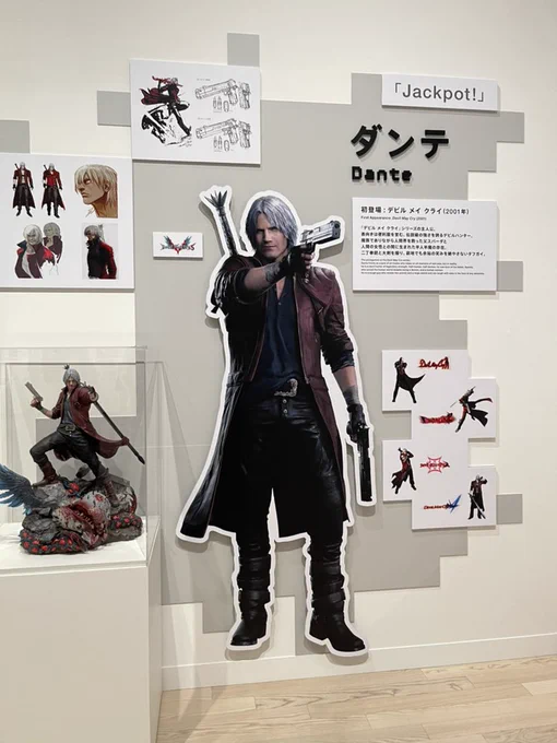 #大カプコン展 やはり物作りに対してこだわりがよく分かる。 キャラクターにしてもタイトルロゴにしてもそう、やはり凄い。 大阪の誇るゲーム会社。 4枚目は時間制限ありのドット絵チャレンジ ここまで何とか描けた。