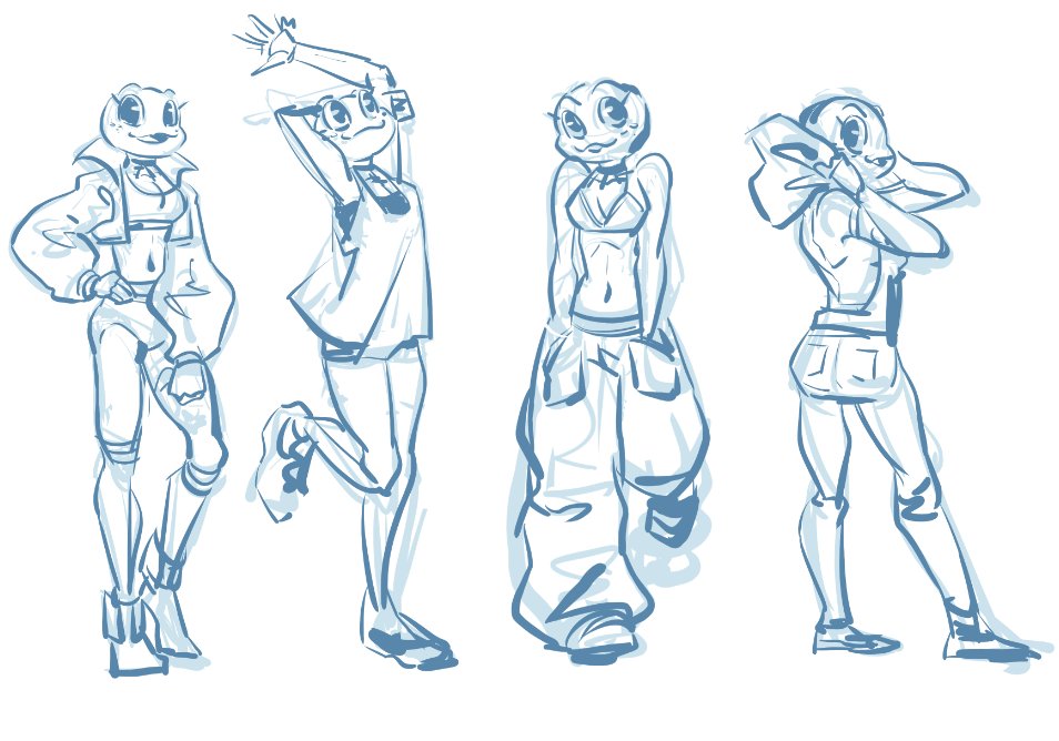 HazeWritesStuff's tweet image. Adding a cute frog girl to your comic is key to increasing the cuteness factor