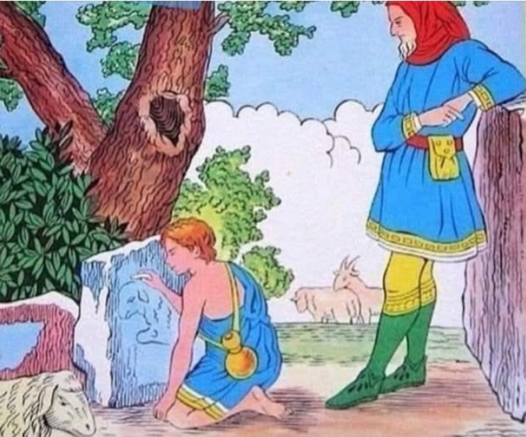 Tutti nella vita hanno visto questa immagine ma non ricordano più dove e cosa voleva significare.