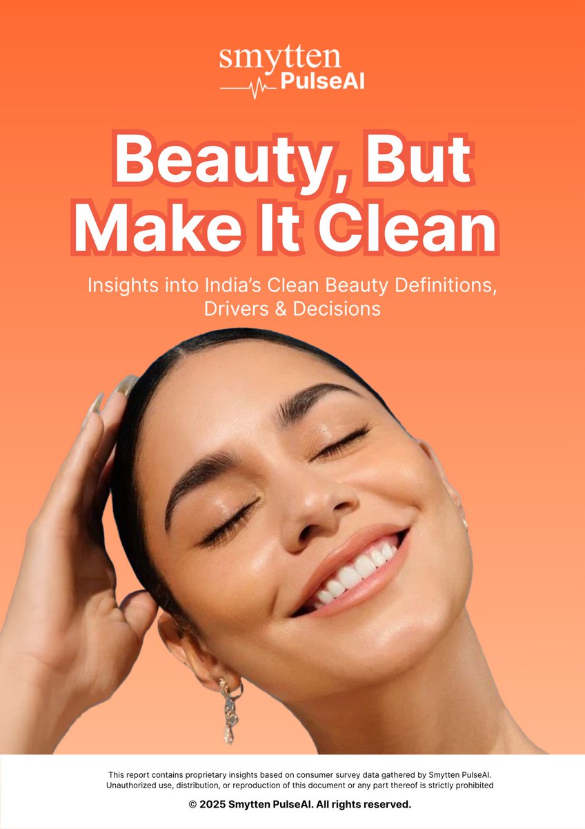 What if ‘natural’ is the new toxic?
In this edition of #ThePulseShift, we reveal how Indian consumers are redefining clean beauty.
Curious? 👇Read the full report

#branding #MarketingTips #MarketTrends #marketresearch

linkedin.com/posts/smytten-…