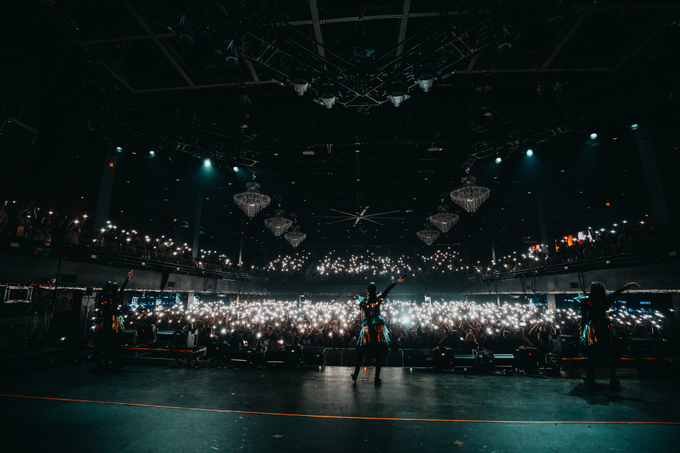 From the back of the stage media image