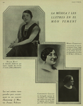 almanacat's tweet photo. 19 de juny de 1899: naixia la pianista, compositora, pedagoga, escriptora, filòsofa i crítica musical Maria Carratalà i Van den Wouver. Va ser alumne del @liceu1837.

La imatge de "El Noticiero Universal" (21-4-1942) fa referència a ella. 

https://t.co/MBtpvdEKjd https://t.co/WdZVkhWOCD