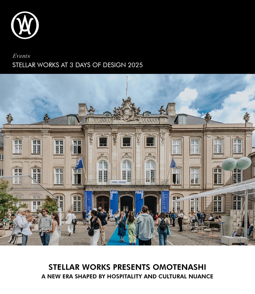 CoolJapanFund's tweet image. 投資先 Stellar Works は、現在コペンハーゲンで開催中の「3 days of design - 2025」で「OMOTENASHI」ショーケースを発表。
▼詳細はこちら⇩
3daysofdesign.dk/exhibition/ste…
#3daysofdesign #StellarWorks #OMOTANASHI #East-meets-West #hospitality #craftsmanship #Copenhagen