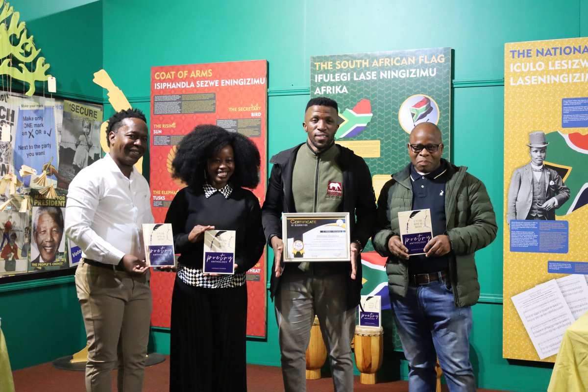 KwaZulu-Natal Museum (@kznmuseum) on Twitter photo The KZN Museum celebrated the official handover of a new poetry book, ๐จ ๐ป๐๐๐ ๐พ๐๐๐ ๐จ๐ ๐จ๐๐๐๐๐: ๐ท๐๐๐๐๐ ๐จ๐๐๐๐๐๐๐๐, by KZN Museum staff member, Siboniso Gcumisa.
๐ฝ๏ธ:youtu.be/kH-EyoK041A?siโฆ via <a href="/YouTube/">YouTube</a> The KZN Museum celebrated the official handover of a new poetry book, ๐จ ๐ป๐๐๐ ๐พ๐๐๐ ๐จ๐ ๐จ๐๐๐๐๐: ๐ท๐๐๐๐๐ ๐จ๐๐๐๐๐๐๐๐, by KZN Museum staff member, Siboniso Gcumisa.
๐ฝ๏ธ:youtu.be/kH-EyoK041A?siโฆ via <a href="/YouTube/">YouTube</a>