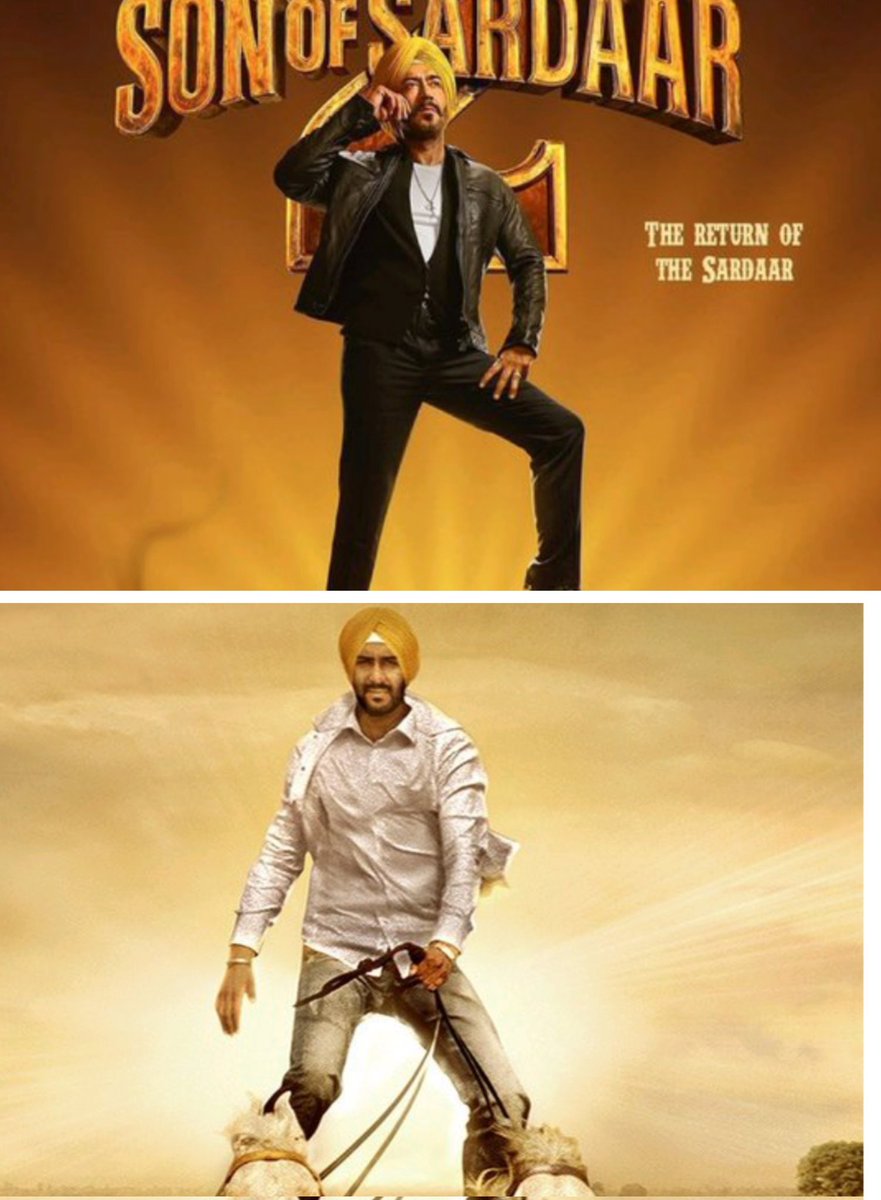 #AjayDevgn is back in action as #SonOfSardaar2 🔥

Blockbuster ❤️

#MrunalThakur #SOS2 #SardaarIsBack