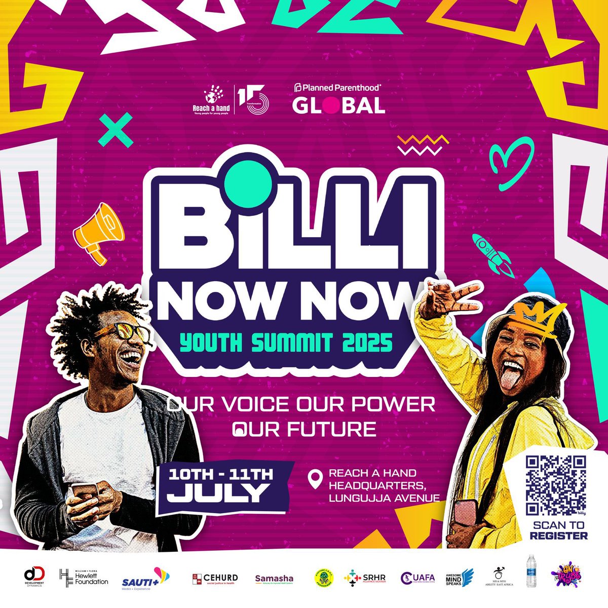 AfriyanUganda (@afriyan_uganda) on Twitter photo Join our colleagues <a href="/reachahand/">Reach A Hand Uganda</a> for
THE 3rd Edition of the #BilliNowNow YOUTH SUMMIT
This year’s theme is “Our Voice, Our Power, Our Future,”
Scan the QR Code to register Join our colleagues <a href="/reachahand/">Reach A Hand Uganda</a> for
THE 3rd Edition of the #BilliNowNow YOUTH SUMMIT
This year’s theme is “Our Voice, Our Power, Our Future,”
Scan the QR Code to register