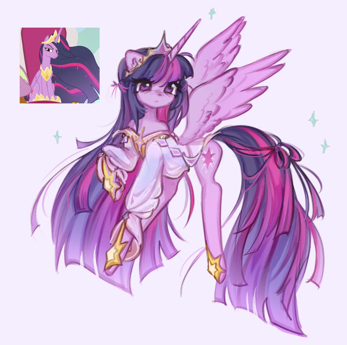 I like to draw dresses hahaha....
adult Twily redesign!

#digitalart #digitaldrawing #mlpart #characterdesign #originalcharacter #art #twilightsparkle #dresses