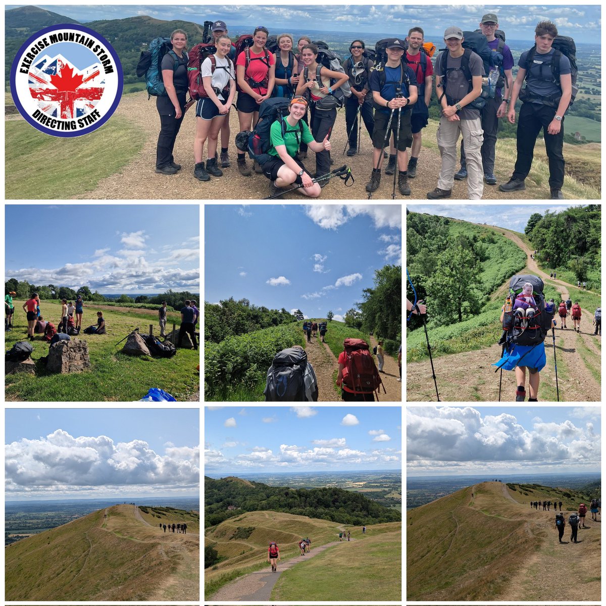 Mountain Storm training session 5 completed  in a very sunny Malverns! 

Not long now until Canada....

Conquer the heights, Embrace the storm.

30 personnel from - Two Regions, Six Wings &amp; 21 Sqns 

Exercise Mountain Storm 25

#internationalaircadets
