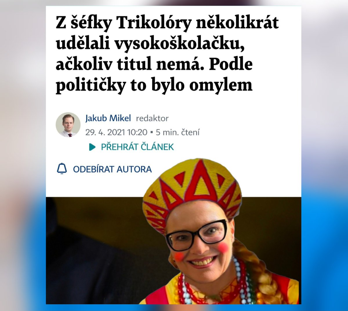zwrateklemplova's tweet image. Najdi rozdíl:
ED má právnické vzdělání, které jí nostrifikovala UK v r. 2008 a uznala ČAK. Nad rámec Mgr. má Ph.D., ale je to "kauza".
ZM žádné VŠ vzdělání nemá, titul i tak používala a tvrdila, že VŠ má. Když se na to přišlo, tak prý omyl a můžou za to jiní. Kauza to nebyla🤡