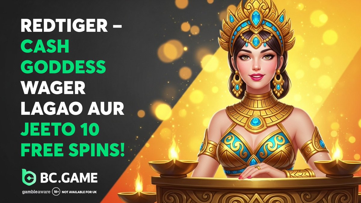 bcgameIN's tweet photo. ๐คRedTiger Ki Cash Goddess Aayi Hai Luck Leke!
Wager Karo Aur Jeeto 10 Free Spins Bilkul Free!
๐ฅBas Khelte Raho, Spin Lagao
Aur Free Spins Lootne Ka Mauka Pao!
Kya Pata Aaj Hi Ban Jao Cash Ka Devta!
#CryptoGiveaway #CryptoCommunity #BCGAME #BCGAMEIndia #CryptoCoin #Casino https://t.co/4yJ1xoOMez