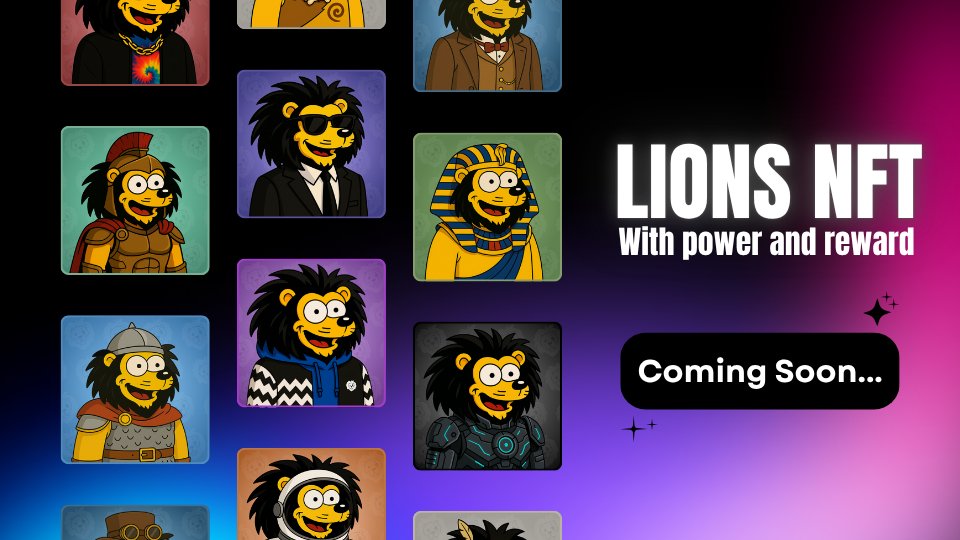 Keep roaring, something new is coming Soon...🦁