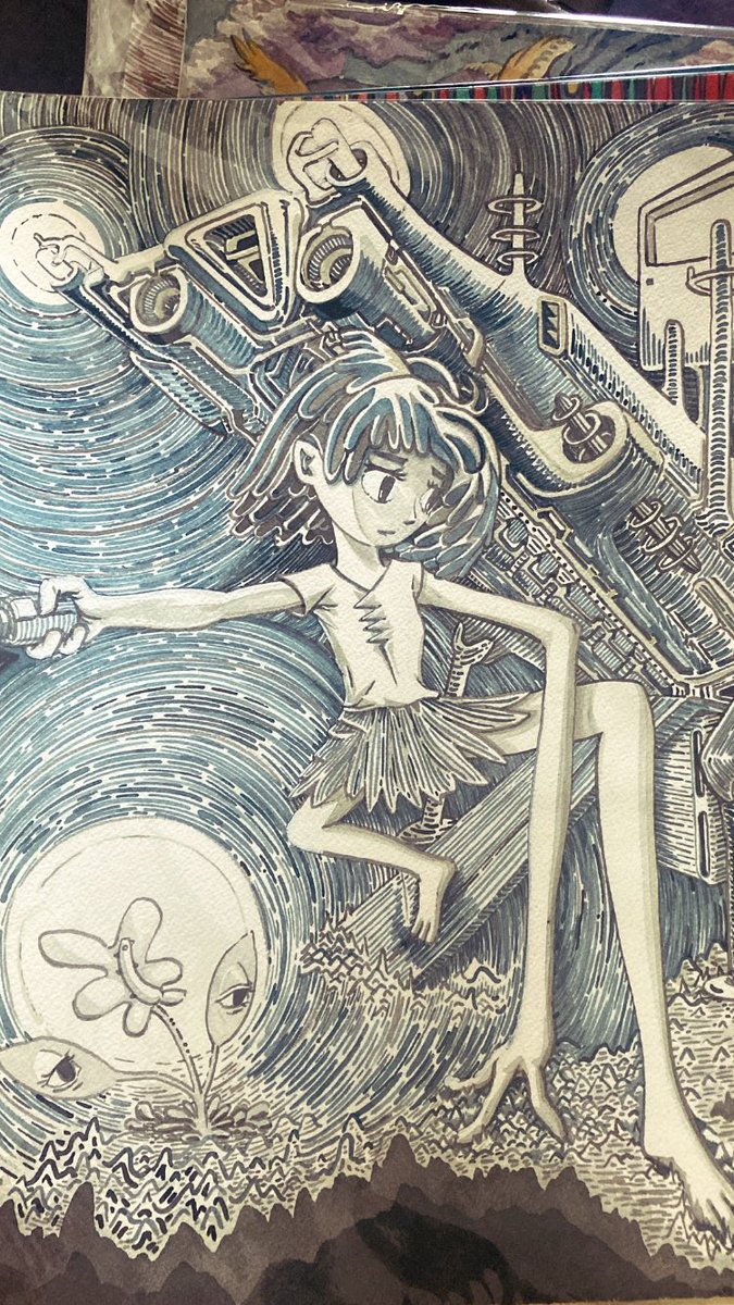 chenxifilm's tweet image. 水彩を描く