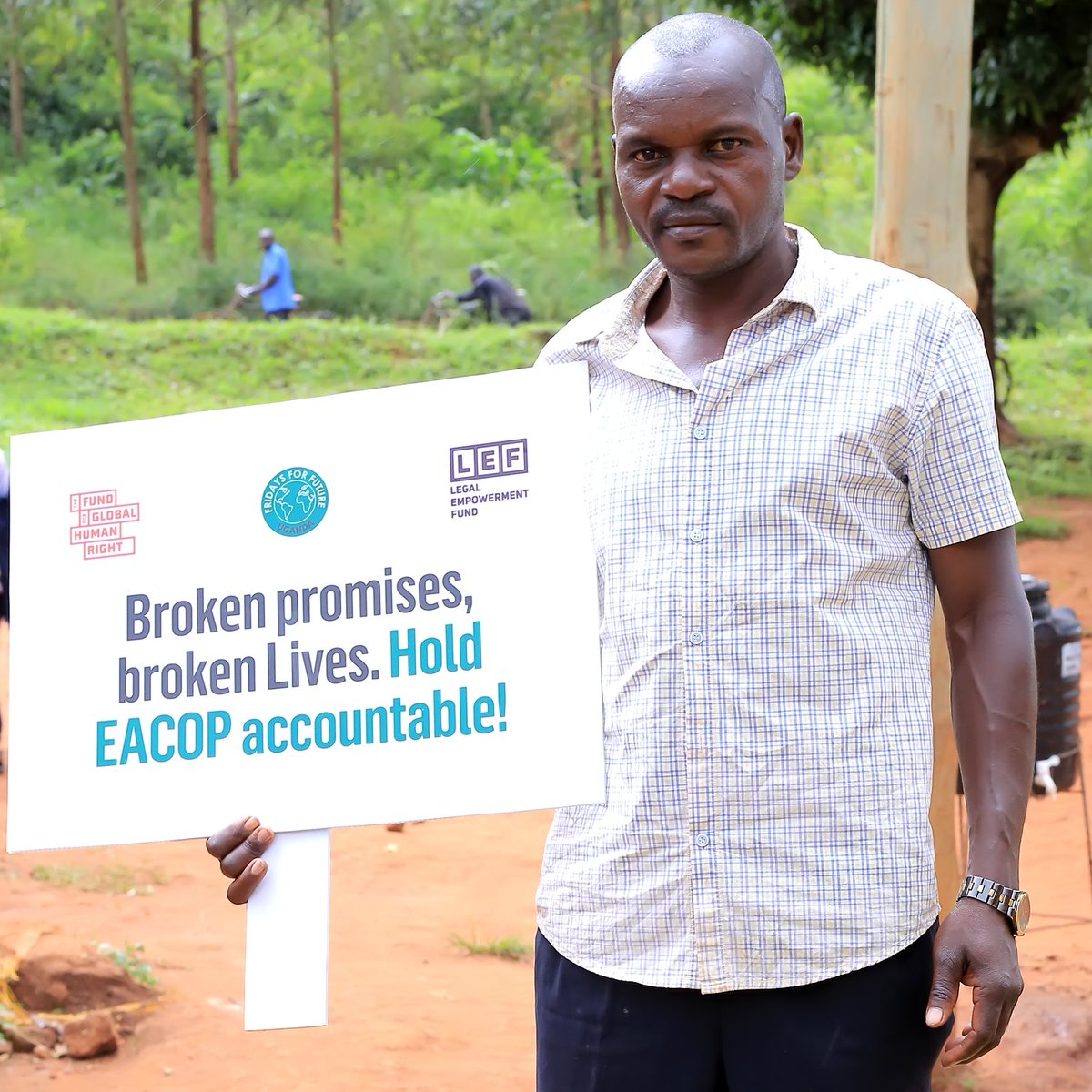 Fridays For Future Uganda (@fridays4futureu) on Twitter photo A truly transparent project must address the people's concerns. Communities are suffering, and youth face months in detention simply for defending their land, climate, and future. Time is running out. The world is watching. #FreeTheKCB11 #ActivismIsNoCrime #StopEACOP
<a href="/KCBUganda/">KCB Uganda</a> A truly transparent project must address the people's concerns. Communities are suffering, and youth face months in detention simply for defending their land, climate, and future. Time is running out. The world is watching. #FreeTheKCB11 #ActivismIsNoCrime #StopEACOP
<a href="/KCBUganda/">KCB Uganda</a>