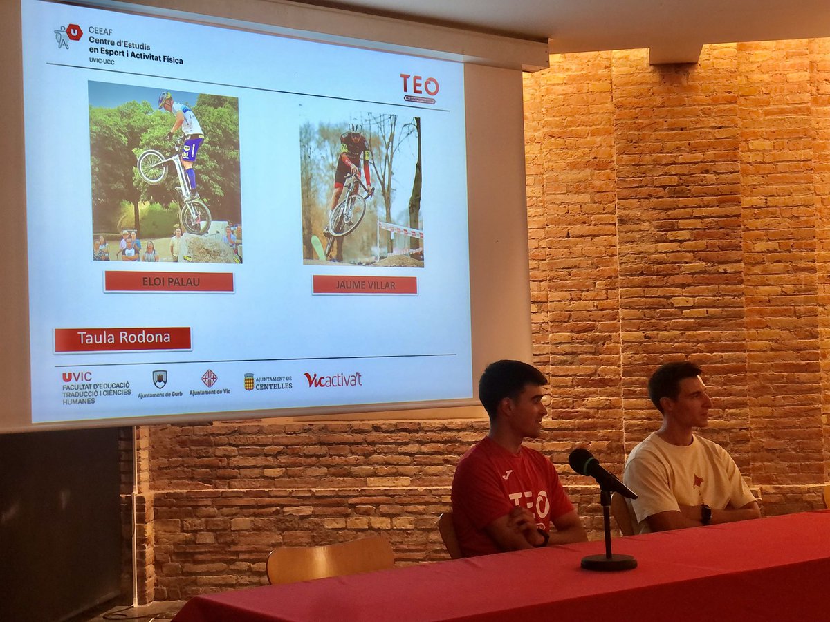 Talent Esportiu Osona (@tceeaf) on Twitter photo ✅ Dimarts passat vam tancar la 7a edició TEO amb la Cloenda del curs 🎓 i amb L'Eloi Palau com a Padrí de la promoció, gràcies <a href="/eloipalau24/">Eloi Palau Pinyana</a> 😬 Felicitar els esportistes i agrair a tots/es els que garanteixen la continuïtat del projecte any rere any ⛹️♀️🤸♀️🧗🚴♂️🎿🏋️♂️🥎🥅🏃♂️ #somtalent ✅ Dimarts passat vam tancar la 7a edició TEO amb la Cloenda del curs 🎓 i amb L'Eloi Palau com a Padrí de la promoció, gràcies <a href="/eloipalau24/">Eloi Palau Pinyana</a> 😬 Felicitar els esportistes i agrair a tots/es els que garanteixen la continuïtat del projecte any rere any ⛹️♀️🤸♀️🧗🚴♂️🎿🏋️♂️🥎🥅🏃♂️ #somtalent